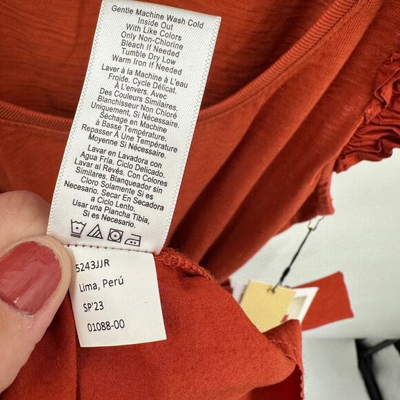 NATION LTD x Evereve NWT Everleight Dress in Cayenne // S - Picture 14 of 15